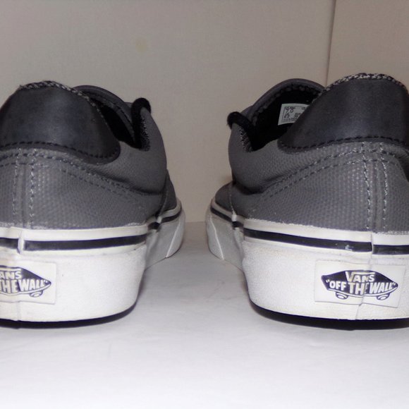 VANS MENS 7.0 WOMENS 8.5 GRAY AND WHITE SUPER NICE - Picture 3 of 7